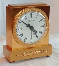 Ancienne Pendule Pendulette Réveil Bronze Hour Lavigne Paris/Old Clock Pendulum