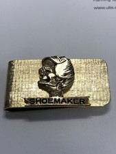 One Santa Anita (Arcadia CA) Jockey Willie Shoemaker Vintage GldTone Money Clip
