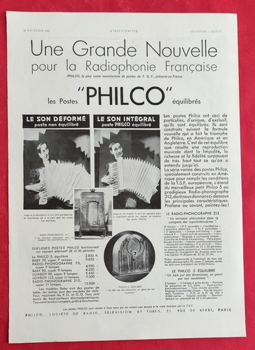 Pub presse 1931 radio tsf - de,