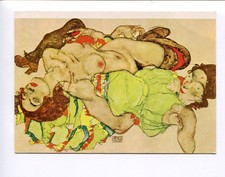Egon Schiele - Zwei Modelle in verschränkter Stelung liegend