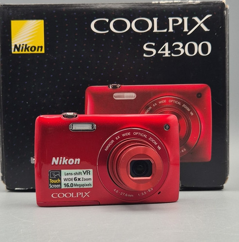 Nikon coolpix s4300 red - coolpix,