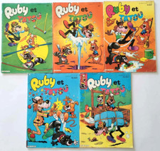 LOT RUBY ET TATOU N° 2-6-10-12-16 / IMPERIA - 1982-84 / COLORIAGES NON FAIT