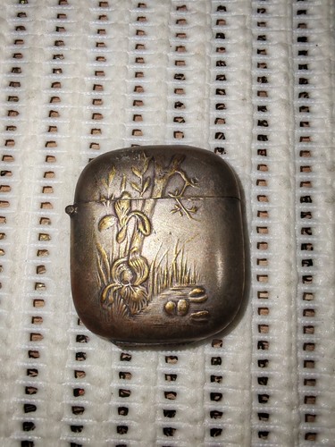 Ancien porte allumettes - porte,