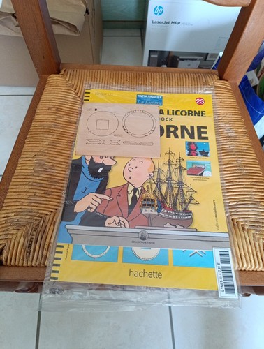 Tintin licorne maquette - la,