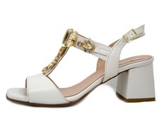Sandales femme cuir beige - cuir,