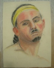 Dessin Etude Pastel Portrait