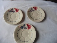 3 ANCIENNES ASSIETTES14 CM SARREGUEMINES DIGOIN "BOULOGNE"