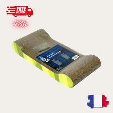 Plaque Griffoir carton ondulé 49x22x75 cm zèbre vert