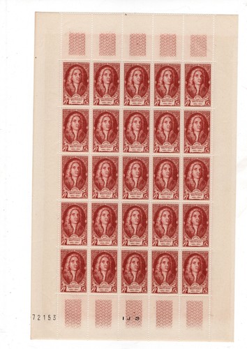 Planche timbres 855 - n°,