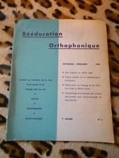 Rééducation Orthophonique