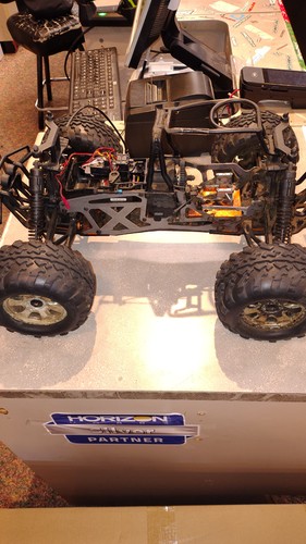 Used hpi savage with rotostart - hpi,