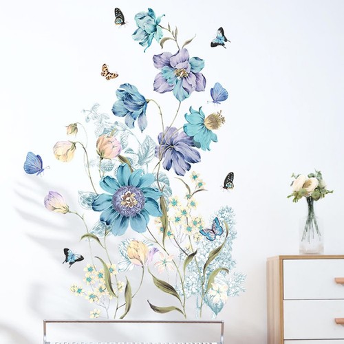 Autocollant mural violet