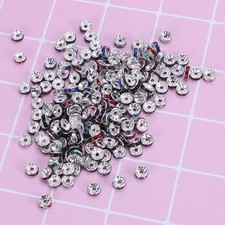  200 Pcs Perles Verre Kit Collier À Fabriquer Petites En Vrac Pour Bracelets