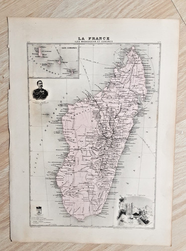 Carte madagascar atlas - madagascar,