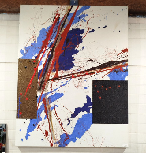 Huile sur toile pat algar - huile,