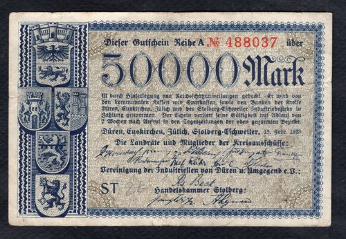 Notgeld allemagne 50000 - notgeld,