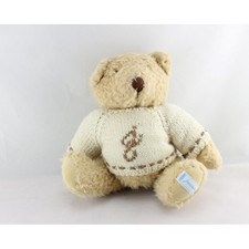 Doudou peluche ours beige