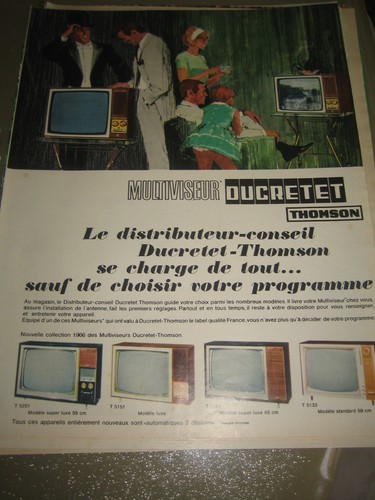 Publicité presse ducretet - de,