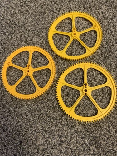 Lot knex big yellow - yellow, gear