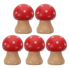  Lot de 5 porte-mémos en forme de champignon, pour afficher des photos, des