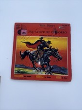 Livre disque  45 TOURS -Walt Disney une aventure de Zorro