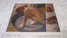 Ancienne Lithographie EDGAR DEGAS " Le Tub " Edition Braun & Cie