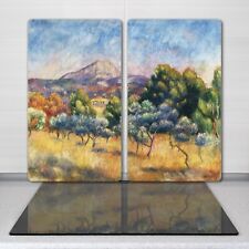 Planche a decouper de plan de travail Arbres forestiers Montagne 2x30x52