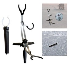 Support de Canne à Pêche pour Conditions de Glace avec Trépied Réglable