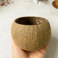 Bol à noix de coco bougie bol à fruits secs bougie beauté naturelle cire de s