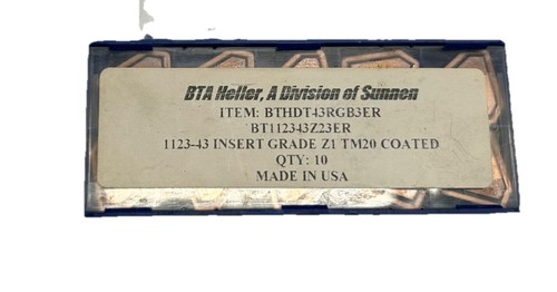 Sunnen bta heller - bta, carbide