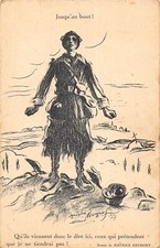 CPA GUERRE / ILLUSTRATEUR / SIGNE MAURICE NEUMONT JUSQU'AU BOUT