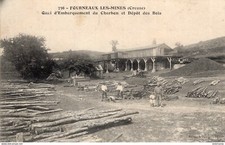 S5306 cpa 23 Fourneaux les Mines - Quai d'embarquement du Charbon et Dépôt des B