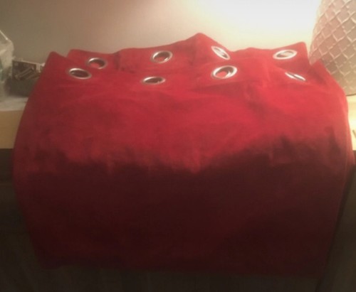 Doubles rideaux rouges velours - doubles,