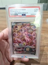 CARTE POKEMON MENTALI V ALT 180/203 PSA 9 MINT EVOLUTION CELESTE
