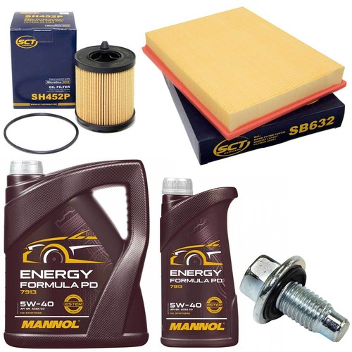 Huile filtre kit 6 litre - 5w-40,