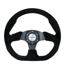 Volant sport Simoni Racing X2 Shammy daim noir 330mm