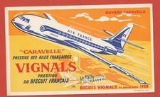 BUVARD - BISCUITS VIGNALS - LYON -AVION - CARAVELLE