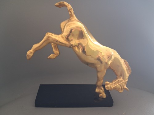 Statue figurine cheval - statue, en