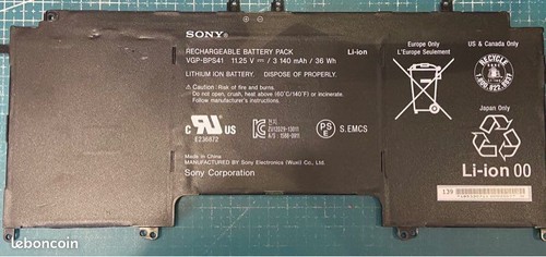 Batterie sony vaio - sony,