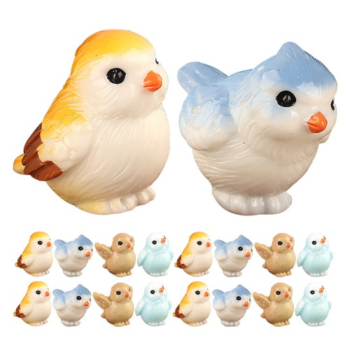 Pcs oiseaux miniatures - 20,