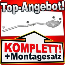 Pot d'échappement pour MERCEDES (W202, S202) C250 Turbo-D hayon break échappe...