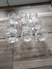 Lot  9 ANCIENS  Verre Cristal