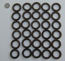 50 ANNEAUX DE RIDEAU EN BOIS