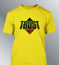 tee shirt Trust musique Rock n Roll années 80 aspect usé