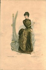 Gravure ancienne 1883 l'art et