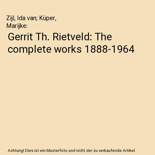 Gerrit rietveld the - rietveld:,