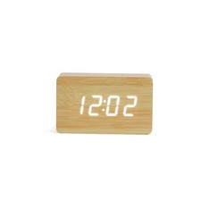 Horloge Digitale Aspect Bois