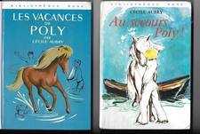 Poly de Cécile Aubry , Lot de 2 livres bibliothèque rose