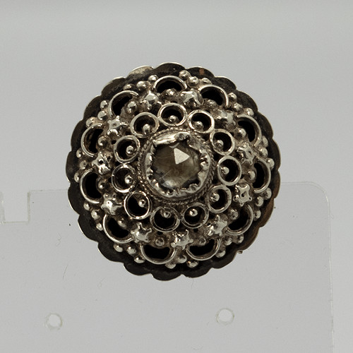 Broche vintage argent - en,