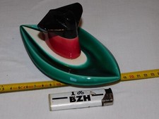 PAQUEBOT FRANCE  / RARE CENDRIER  " QUI FUME  "  !!  SUPER ETAT